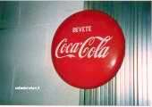 Coca Cola bottone rosso smaltato 02